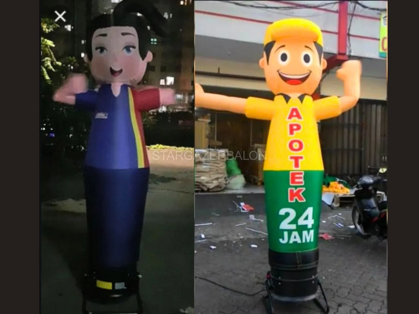Balon Dancing Apotik & Indomaret