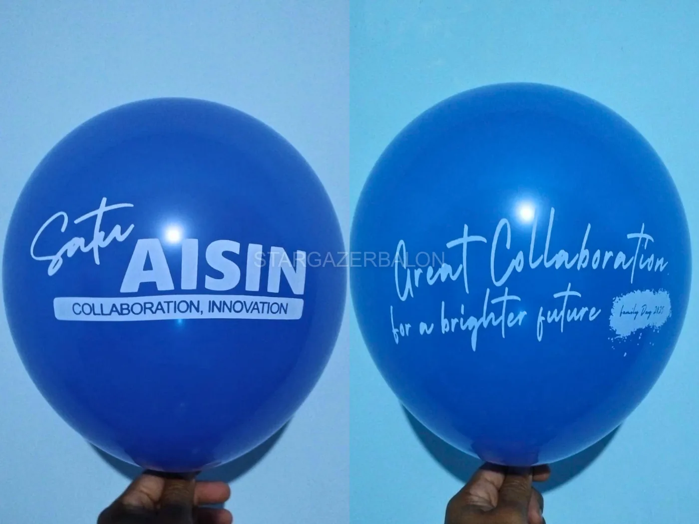 Balon Print Aisin Biru