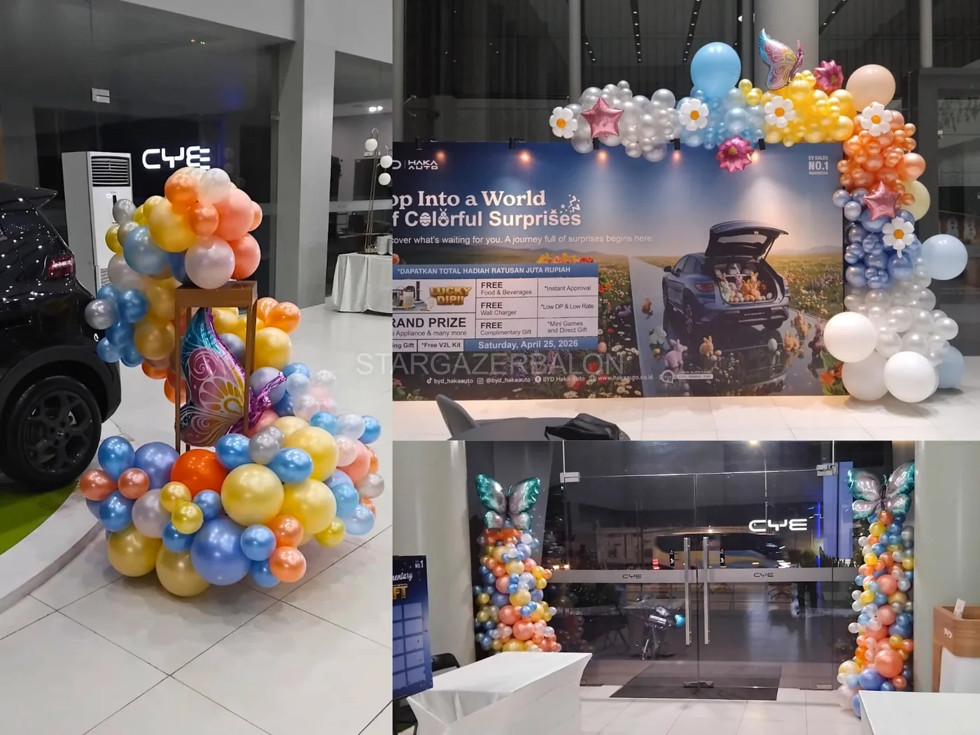 Dekor Balon BYD 3